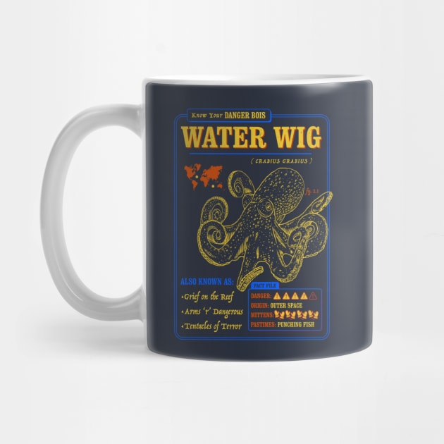 Funny Octopus Fact File - Water Wig by dumbshirts